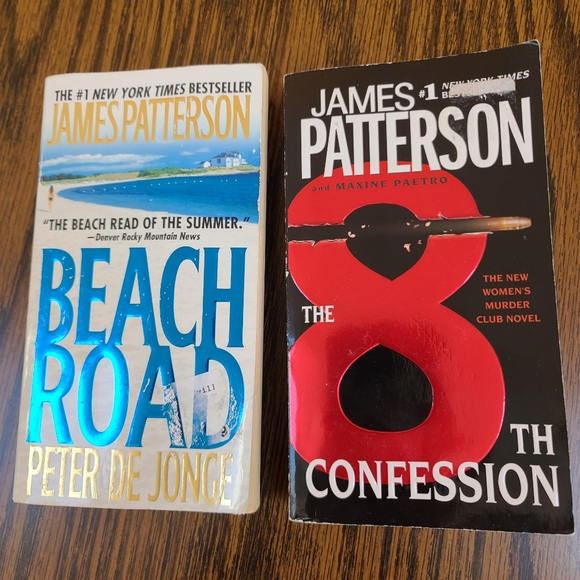 James PATTERSON Paperback Bundle "Beach Road" and "The 8th Confession" - Picture 2 of 6